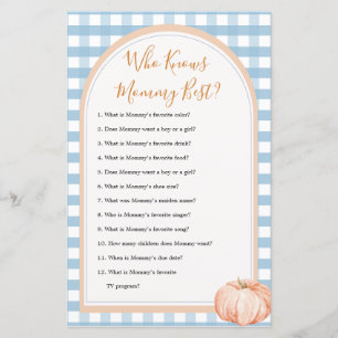 Pumpkin Gingham Birthday, der Mommy Best Game kenn