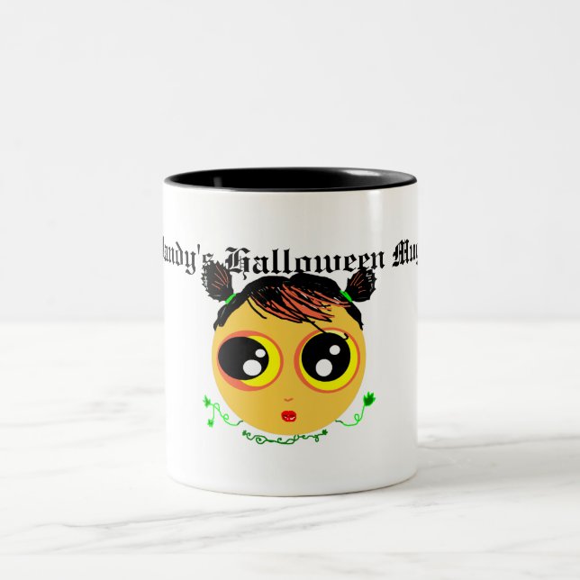 PUMPKIN GIRL halloween Tasse (Mittel)