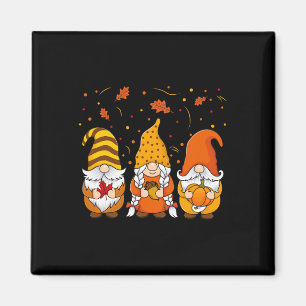 Pumpkin Gnomes Herbst Niedliches Halloween Thanksg Magnet