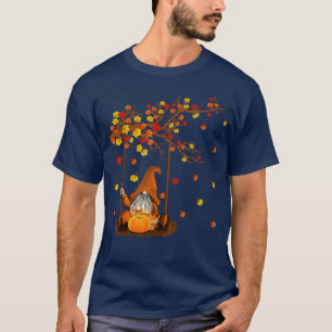 Pumpkin Gnomes Herbst Niedliches Halloween Thanksg T-Shirt
