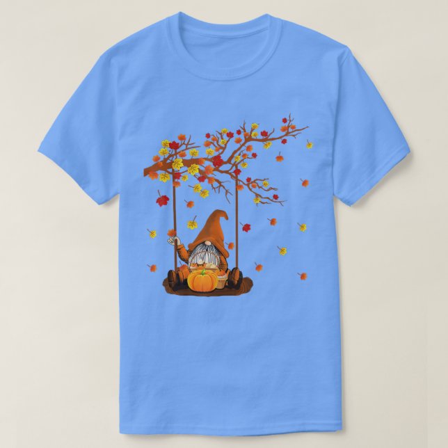 Pumpkin Gnomes Herbst Niedliches Halloween Thanksg T-Shirt (Design vorne)