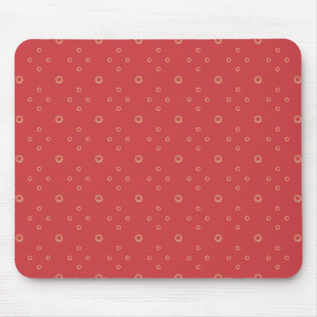 Pumpkin | Golden Zinnia Sun Mousepad (Vorne)