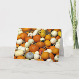 Pumpkin-Grußkarte Feiertagskarte