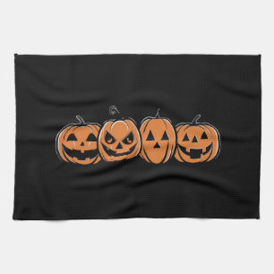 Pumpkin Halloween Fall Erntedank Geschenk Geschirrtuch