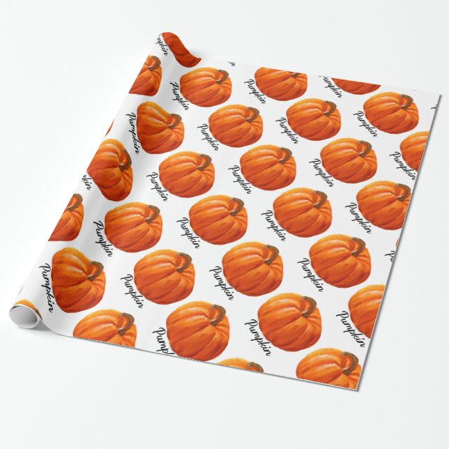 Pumpkin Halloween Geschenkpapier (Ungerollt)