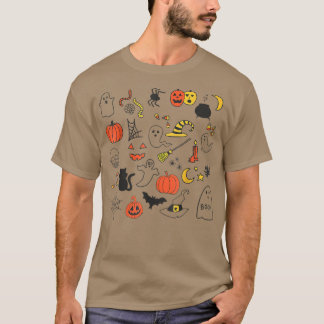 Pumpkin Halloween Herbst Vintage Spooky Hexe T-Shirt
