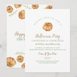 Pumpkin Halloween-Party Einladung