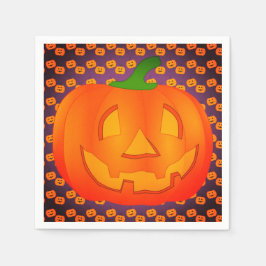 Pumpkin Halloween-Party Napkins Serviette