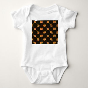 Pumpkin Halloween-Party Thema. Baby Strampler