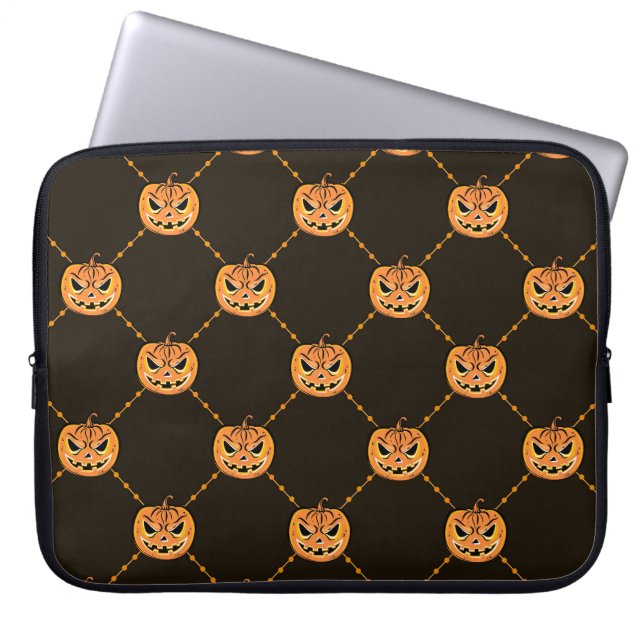 Pumpkin Halloween-Party Thema. Laptopschutzhülle (Vorderseite)