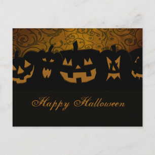 Pumpkin Halloween Postkarte