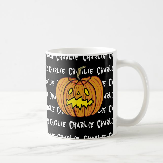 Pumpkin Halloween-Tasse Kaffeetasse (Rechts)