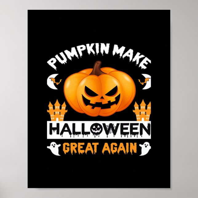 Pumpkin Halloween wieder groß Poster (Vorne)
