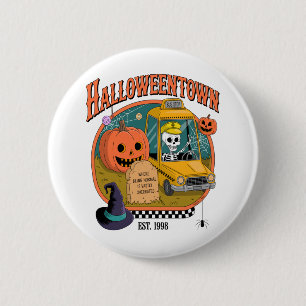 Pumpkin Halloweentown Universität Button