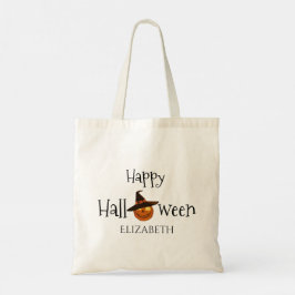 Pumpkin Happy Halloween Personalisiert Tragetasche