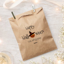 Pumpkin Happy Halloween Personalisierte Gunst Tasc Geschenktütchen