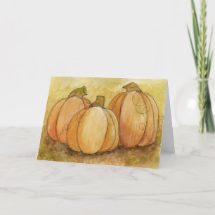 Pumpkin Harvest Card Karte