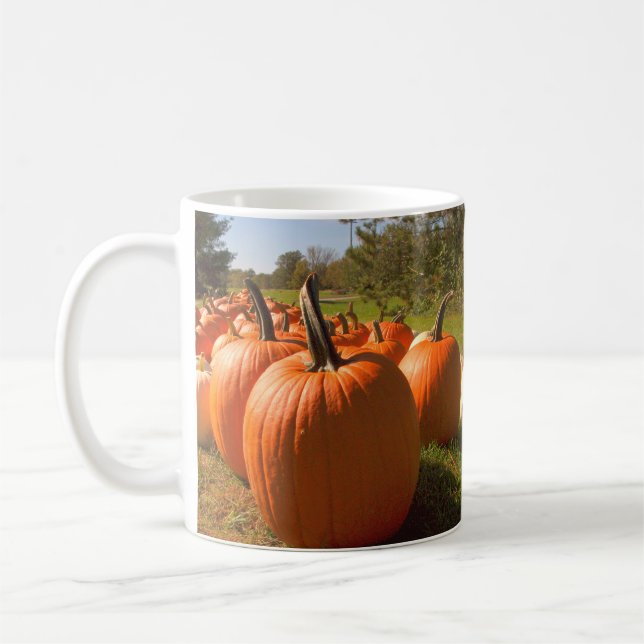 Pumpkin Harvest Zwei-Tone-Kaffee-Tasse Kaffeetasse (Links)