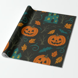 Pumpkin Haunt Pattern Geschenkpapier
