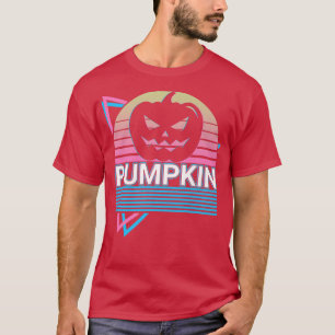 Pumpkin Head Kürbislaterne Halloween Retro T-Shirt