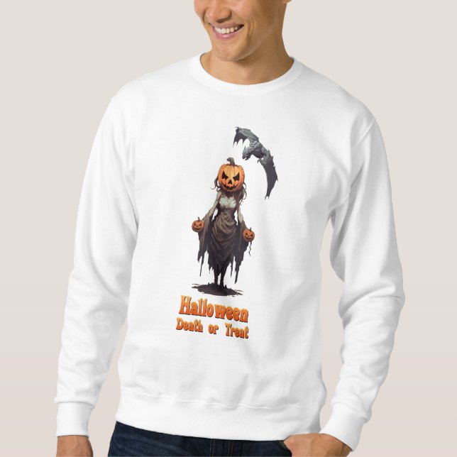 Pumpkin Head Sweatshirt (Vorderseite)