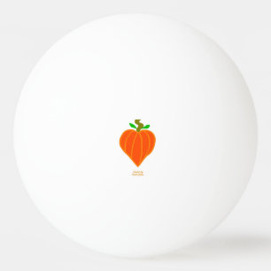 Pumpkin Heart Ping Pong Ball Tischtennisball