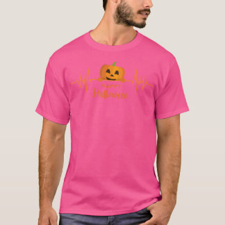 Pumpkin Heartbeat glückliche Halloween Doktor oder T-Shirt
