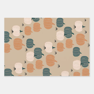 Pumpkin Helloween Geschenkpapier Set