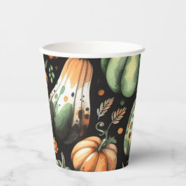 Pumpkin Helloween Wrapping Paper Sheets Pappbecher