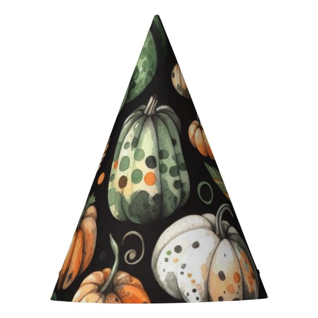 Pumpkin Helloween Wrapping Paper Sheets Partyhütchen (Vorderseite)