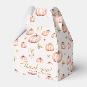 Pumpkin Herbst Babydusche Gefälligkeitsbox Geschenkschachtel