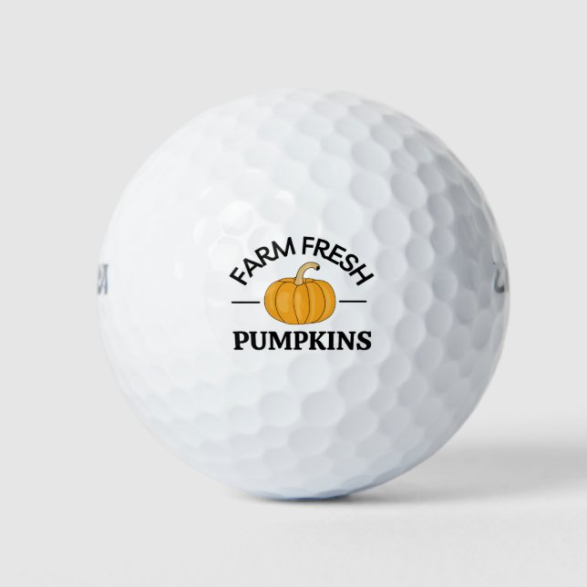 Pumpkin Herbst Herbst Golfball (Vorderseite)