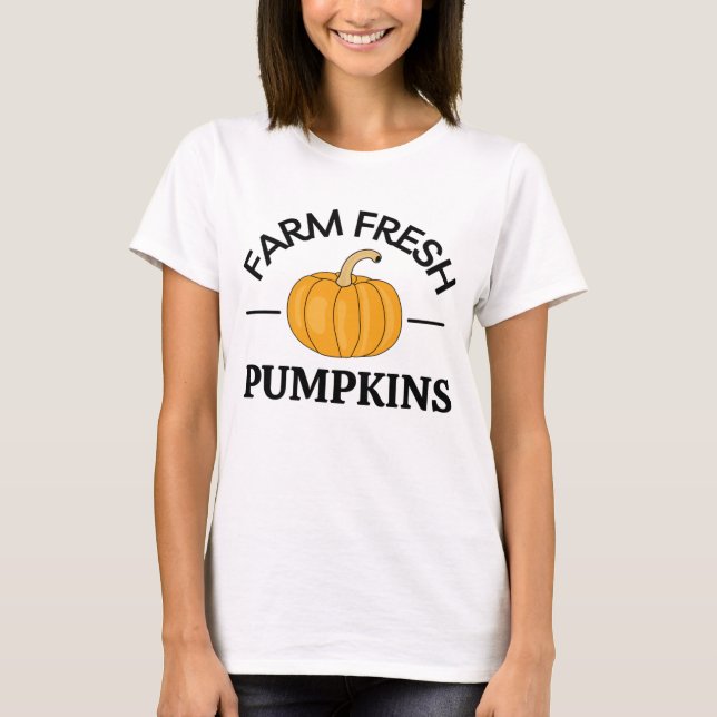 Pumpkin Herbst Herbst T-Shirt (Vorderseite)