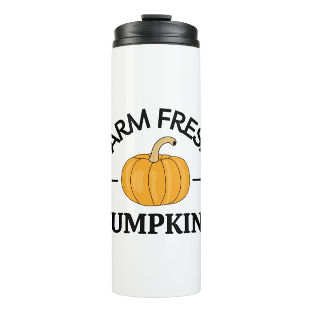 Pumpkin Herbst Herbst Thermosbecher (Vorderseite)