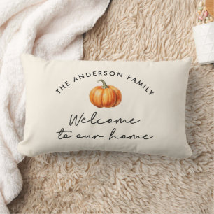 Pumpkin Herbst Willkommen in unserer Wohngestaltun Lendenkissen