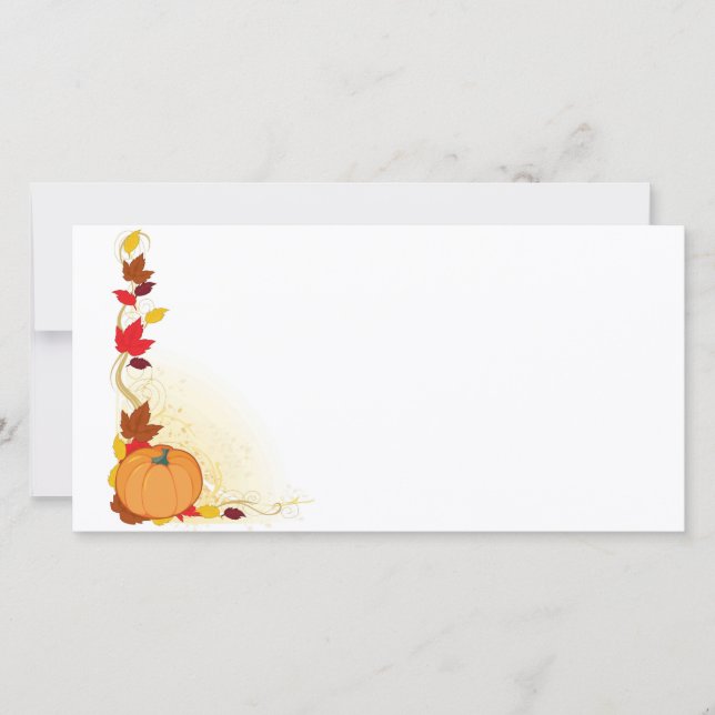 Pumpkin-Herbstgrenze (Vorderseite)