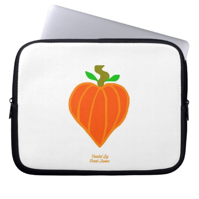 Pumpkin Herz Neoprene Laptop Sleeve (Vorderseite)