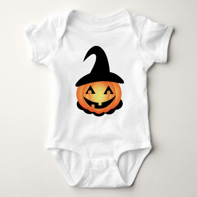 Pumpkin Hexe Baby Strampler (Vorderseite)