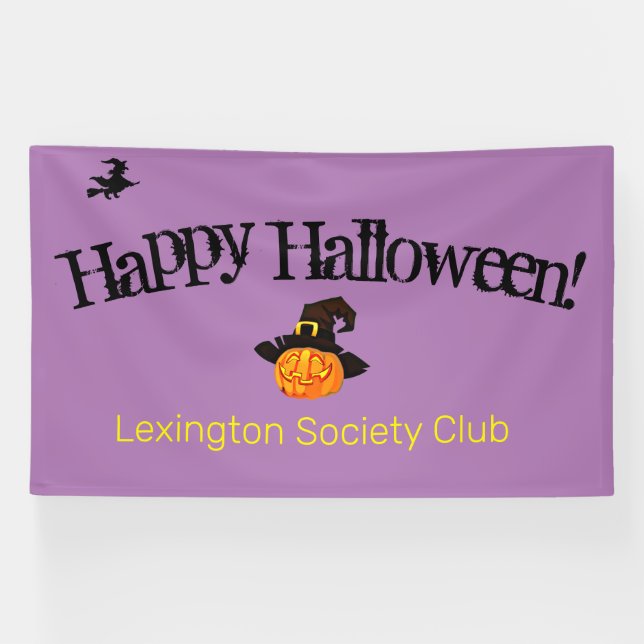 Pumpkin-Hexenbanner Banner (Horizontal)