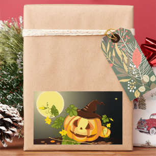 Pumpkin Hexenkleber Rechteckiger Aufkleber