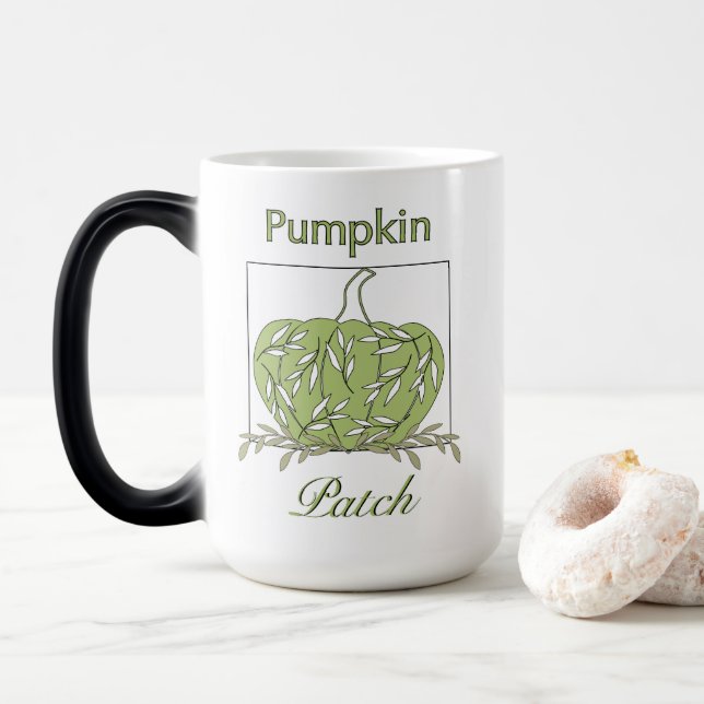 Pumpkin in Light - Pumpkin Patch Verwandlungstasse (Mit Donut)