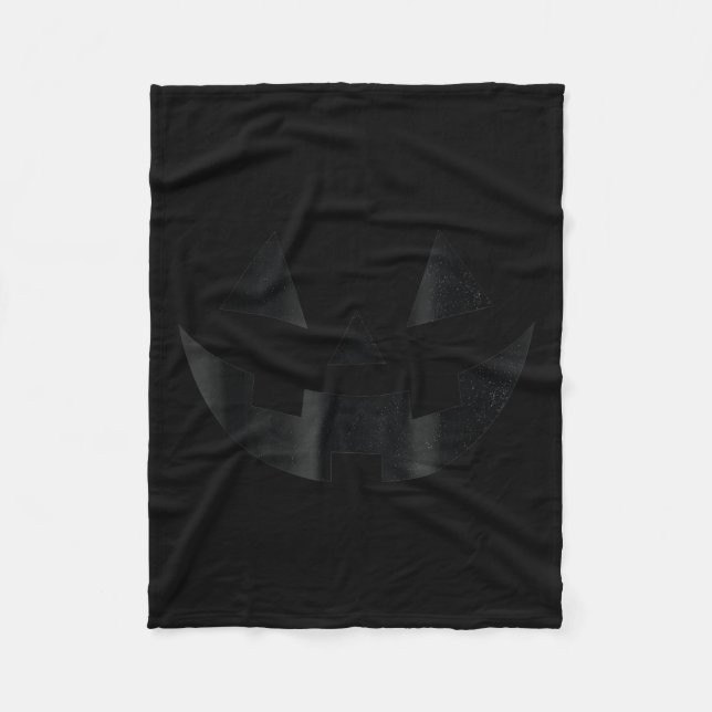 Pumpkin Jack Halloween O Lantern  Fleecedecke (Vorderseite)