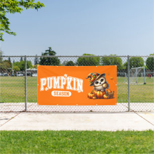 Pumpkin-Jahreszeit im Freien Banner