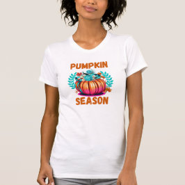 Pumpkin Jahreszeit Shirt Fall Vibes Herbst Türkis