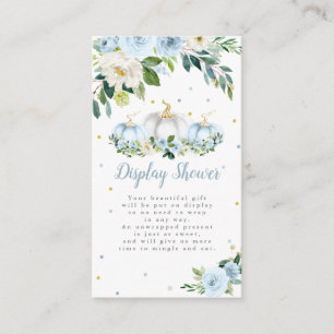 Pumpkin-Kinderdusche Begleitkarte