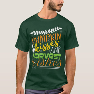 Pumpkin Kisses Harvest wünscht Herbst T-Shirt