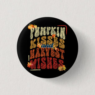 Pumpkin Kisses und Harvest Wünsche, Cosy Fall Button