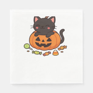 Pumpkin Kitty Parade Essential T - Shirt Serviette