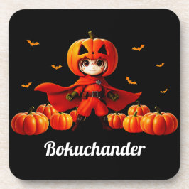 Pumpkin Kürbis o Bokchander (ボダ Untersetzerショ). Getränkeuntersetzer