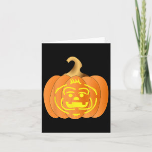 Pumpkin Kürbislaterne Halloween Men Women Karte